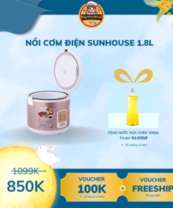 Nồi Cơm Điện Sunhouse 1.8L