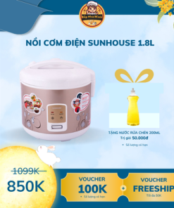 Nồi Cơm Điện Sunhouse 1.8L